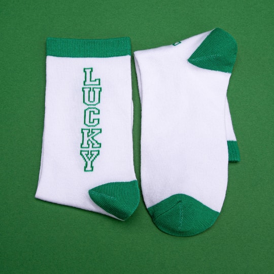 Lucky St. Patrick's Day Adult Crew Socks by Celebrate It™